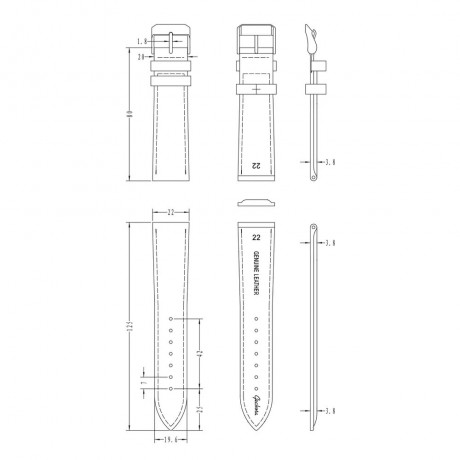 Nylon Sport B-2 Leather Lined Watch Strap by Geckota