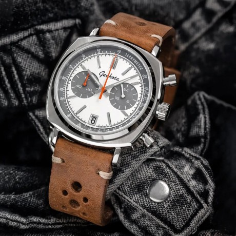 Handmade Classic Flat Vintage Racing Watch Strap