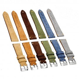 Suede Simple Handmade Leather Watch Strap