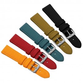 Nylon Sport B-2 Leather Lined Watch Strap by Geckota