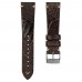 Simple Handmade Watch Strap in Ostrich Leg Leather