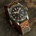 Canvas Denim Vintage Italian Leather Watch Strap
